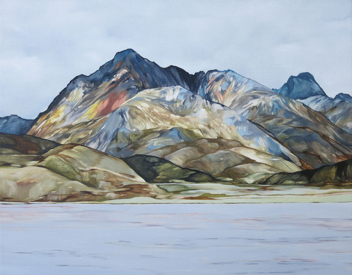 Huaraz no.2, 2016 | Oil painting on canvas | 410 x 510mm