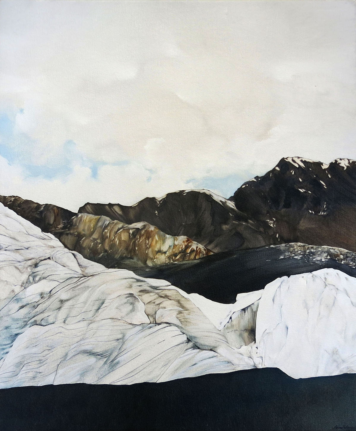 Huaraz no.4, 2016 | Oil painting on canvas | 508 x 609mm