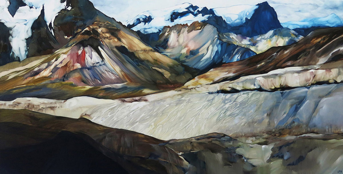Huaraz no.1, 2016 | Oil painting on canvas | 914 x 1829mm